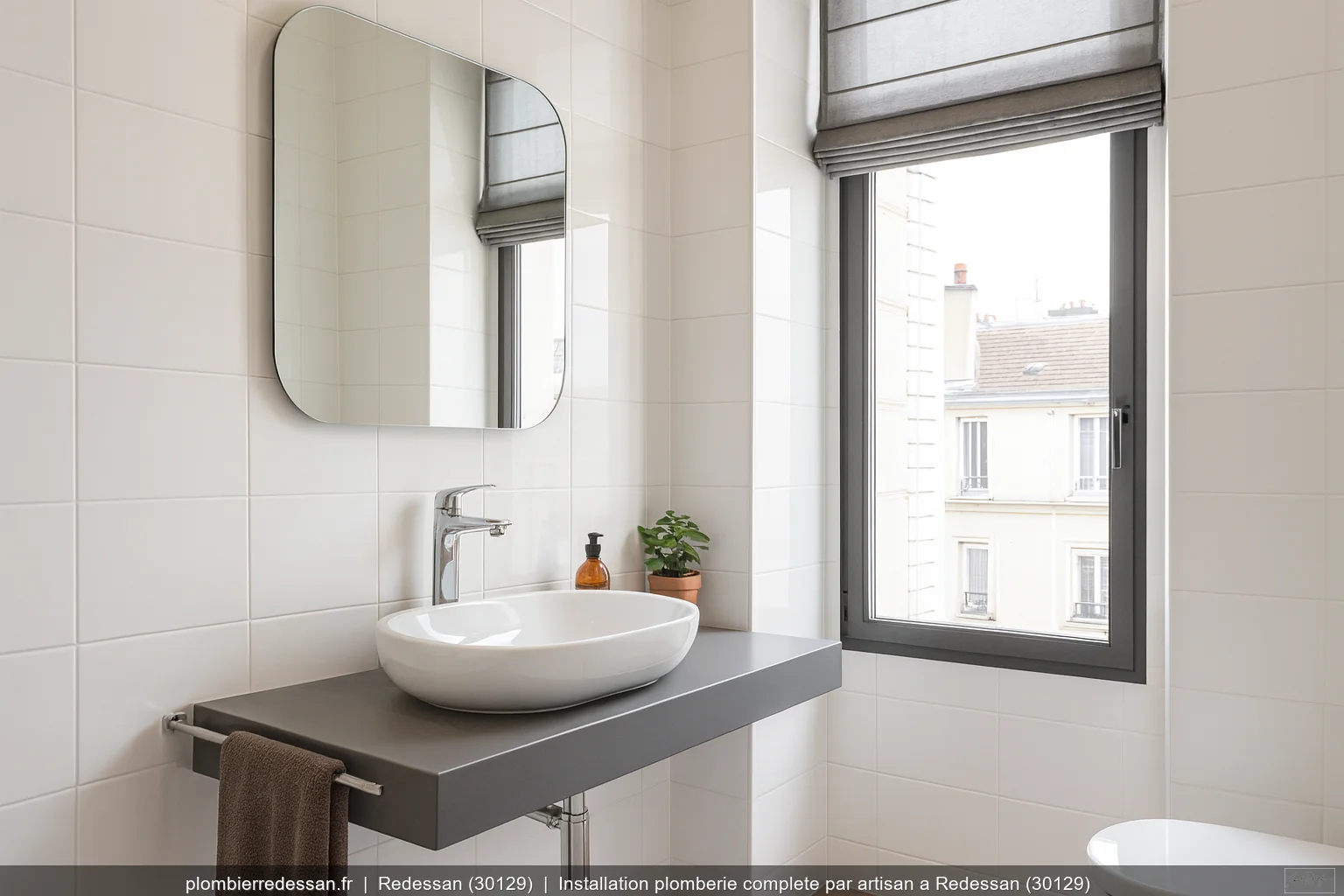 Installation plomberie complete par artisan a Redessan (30129)